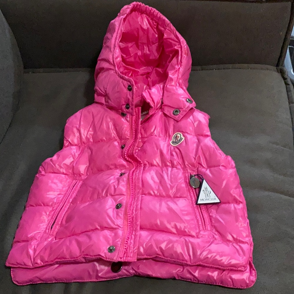 Moncler Pink Kids Vest